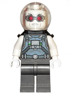 Mr. Freeze, Pearl Dark Gray, Neck Bracket with 4 Angled Handles