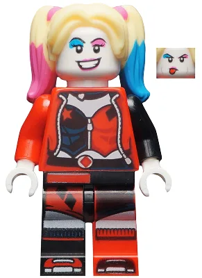 Harley Quinn - Bright Light Yellow Hair, Jacket Open, Corset