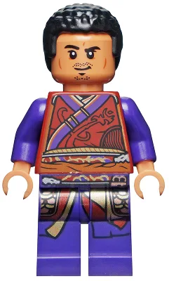 Wong - Dark Red Robe, Dark Purple Legs