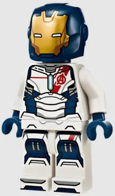 Iron Legion - Dark Blue Head, One Piece Helmet