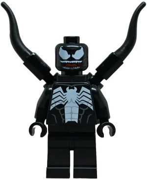 Venom - White Teeth Parted, 2 Back Appendages Symmetrical