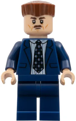 J. Jonah Jameson - Dark Blue Suit, Reddish Brown Hair