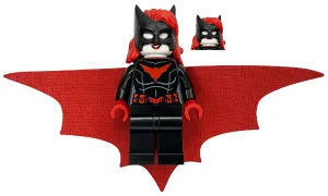 Batwoman – Umhang Schwarze und Rote Seite