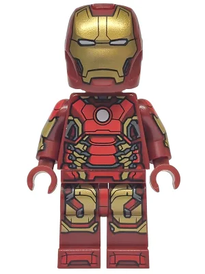Iron Man - Armure Mark 43, Tête couleur nougat clair, Bras imprimés