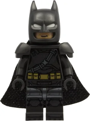 Batman - Pearl Dark Gray Armor, Cowl with White Eyes, Spongy Cape