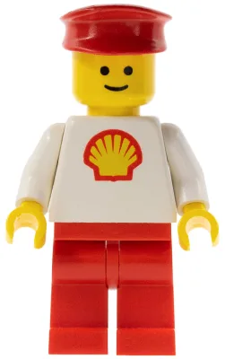 Shell - Classique - Jambes rouges, Chapeau rouge