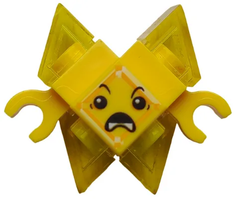 Kryptomite - Yellow, Small Crystals, Hands