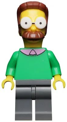 Ned Flanders, Die Simpsons, Staffel 1 (Nur Minifigur, ohne Ständer und Zubehör)