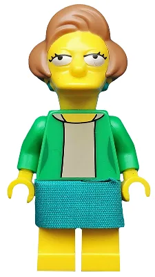 Edna Krabappel, Les Simpson, Saison 2 (Minifigurine uniquement, sans support ni accessoires)