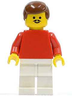 Voetballer Rood/Wit Team Speler 1