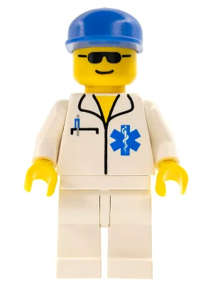 Docteur - Ambulancier, Étoile de la Vie, Jambes Blanches, Bonnet Bleu