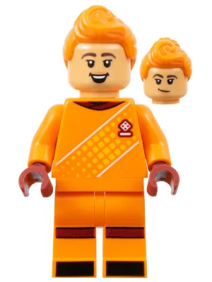 Soccer Spectator - Female, Orange Goalie Uniform, Orange Hair