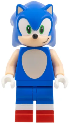 Sonic the Hedgehog - Light Nougat Face and Arms, Grin to Left