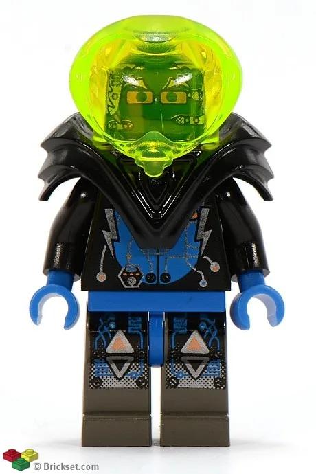 Insectoïde Zotaxien Alien - Mâle, Noir et Bleu avec des circuits argentés, avec armure (Capitaine Wizer / Capitaine Zec)