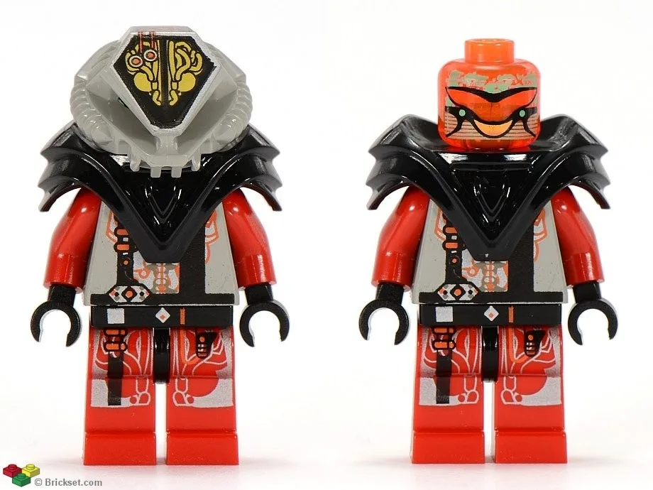 UFO Zotaxian Alien - Roter Pilot mit Rüstung und bedrucktem Helm (Chamon)