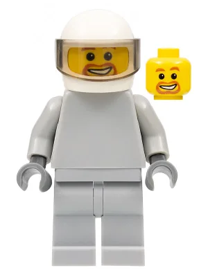 Star Justice Astronaut 3 - ohne Torso-Aufkleber (Bart um den Mund)