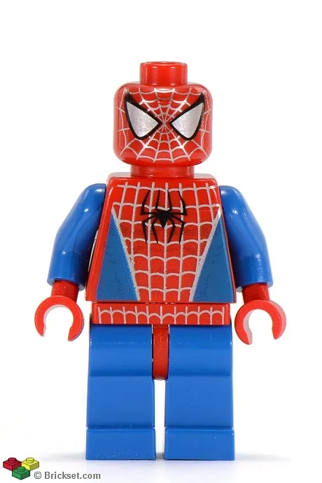 Spider-Man 1 – Blaue Arme und Beine, silbernes Spinnennetz