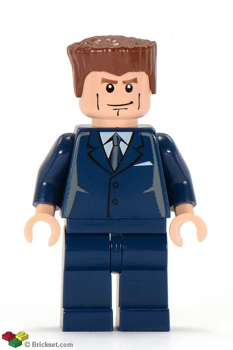 Harry Osborn 1, Torse de costume bleu foncé, Jambes bleu foncé