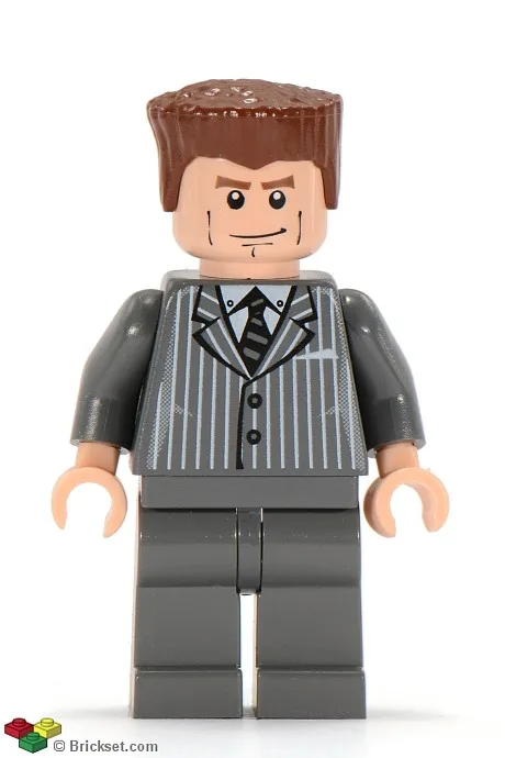 Harry Osborn 2, dunkelblaugrauer Anzug-Torso, dunkelblaugraue Beine