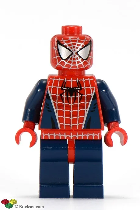 Spider-Man 3 - Bras et jambes bleu foncé, toile argentée