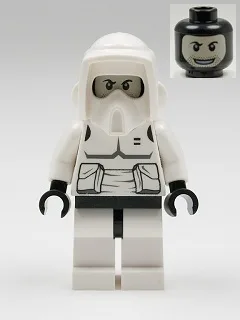 Imperial Scout Trooper - Bedrukt zwart hoofd, donkerblauwgrijze torso