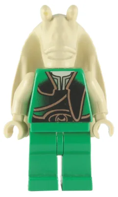 Gungan-Soldat – Grünes Outfit, einfacher Kopf
