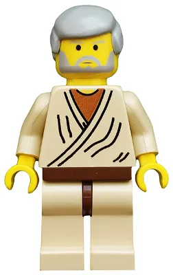 Obi-Wan Kenobi - Âgé, cheveux jaunes et gris clair