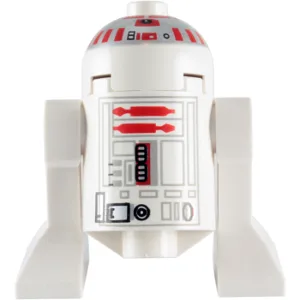 Astromechdroid, R5-D4 - Koepelkop met korte rode strepen