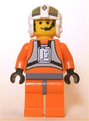 Pilote rebelle Y-wing (Jon « Dutch » Vander, chef d'escadrille) - Tête jaune, hanches gris bleu foncé