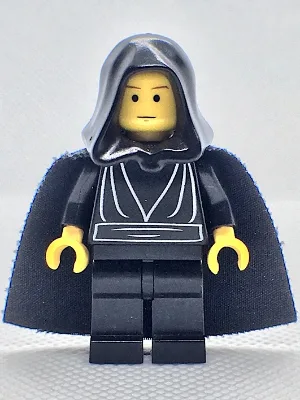 Luke Skywalker met zwarte capuchon en zwarte cape
