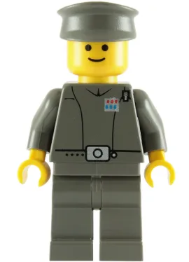 Officier impérial (capitaine / commandant / commandant) - Casquette de police, tête jaune avec sourire standard