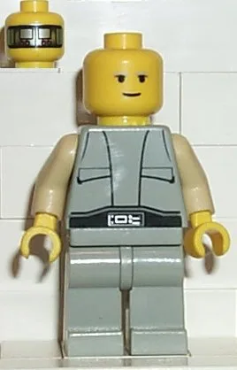 Lobot - Uniforme gris clair, tête jaune