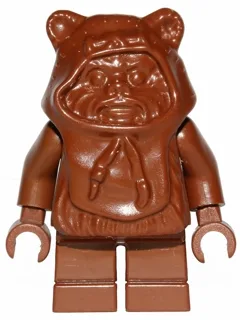 Wicket (Ewok) – Brauner Kopf und Kapuze