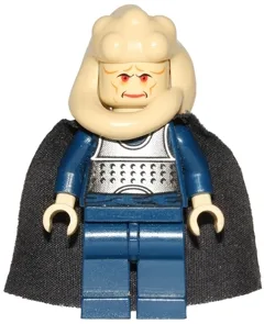 Bib Fortuna – Dunkelblauer Bademantel, gebräunte Haut