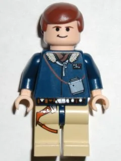 Han Solo - Nougat clair, cheveux châtain roux, jambes bronzées