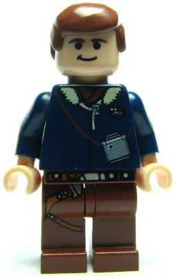 Han Solo – Hellnougat, rötlich-braune Beine mit Holster