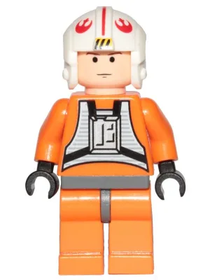 Luke Skywalker – Pilotenanzug, einfacher Torso und Helm, hellbrauner Kopf