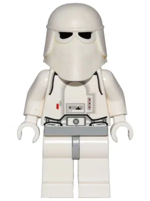 Snowtrooper, hanches gris clair bleuté, mains blanches (Stormtrooper de Hoth)