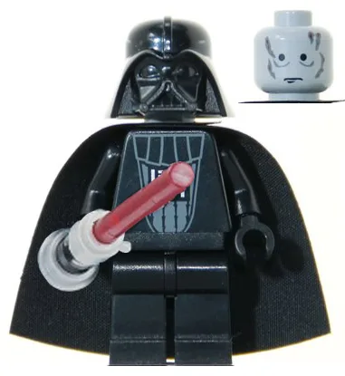 Darth Vader – Transparent-rot leuchtendes Lichtschwert
