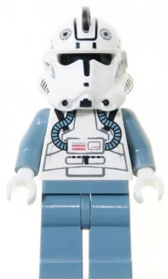 Pilote de V-wing Clone Trooper (Phase 2) - Bras et jambes bleu sable, tête noire