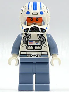 Capitaine Jag, pilote de soldat clone (Phase 2) - Bras et jambes bleu sable