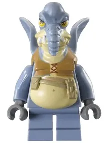 Watto – Sandblau, bedruckter Kopf, dunkelblaugraue Hände