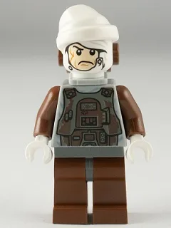 Dengar - Licht blauwachtig grijze torso, witte bandana
