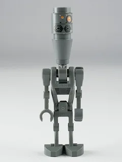 Assassin Droid (IG-88) - Donkerblauwgrijs, bedrukte kop