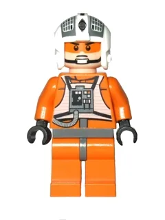 Rebel Pilot Y-wing (Jon 'Dutch' Vander, Gold Leader) - Lichtgroene helm met vizier en kinband