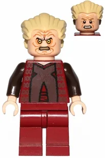 Kanselier Palpatine - Donkerrode outfit, benen, bruin haar