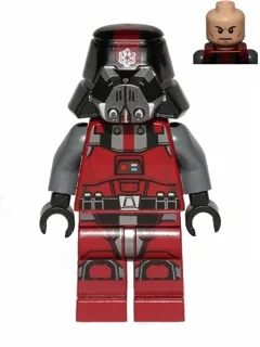 Sith-Soldat – Dunkelrote Rüstung, bedruckte Beine