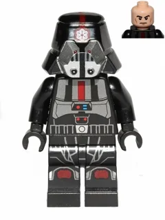 Sith-Soldat – Schwarze Rüstung, bedruckte Beine