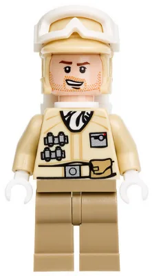 Hoth-Rebellen-Truppenuniform, hellbraun (mit Bartstoppeln)