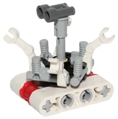 Treadwell Droid - White and Red Body, Dark Bluish Gray Binoculars